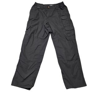 5.11 Tactical Men's Black Cargo Pants Size 34x30 Utility Work Outdoor